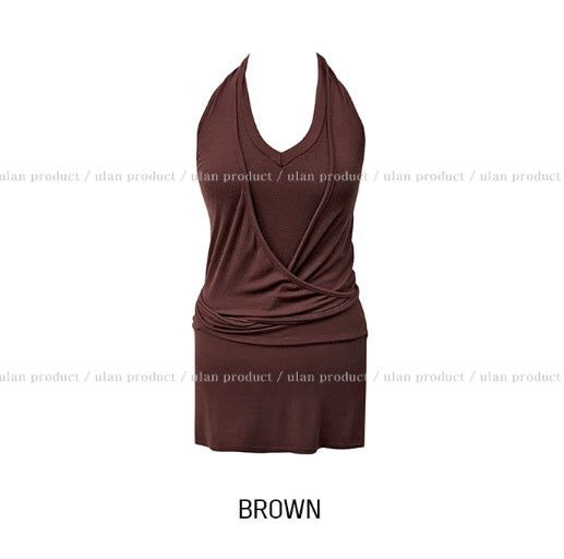 Heid Halter Layer Long Sleeveless