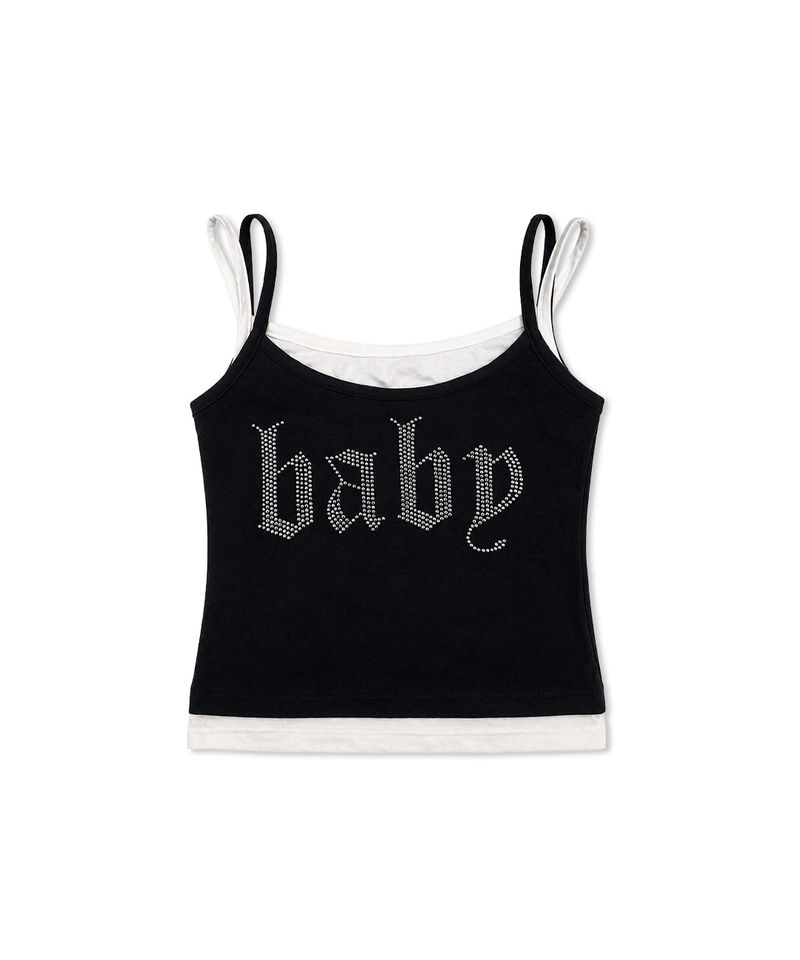 baby doll layered top (3colors)