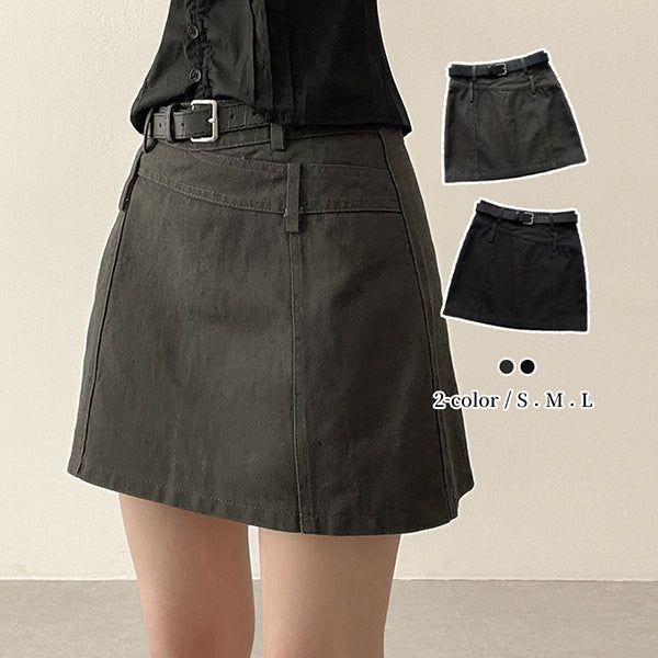 Belt Set Y2K Mini Skirt