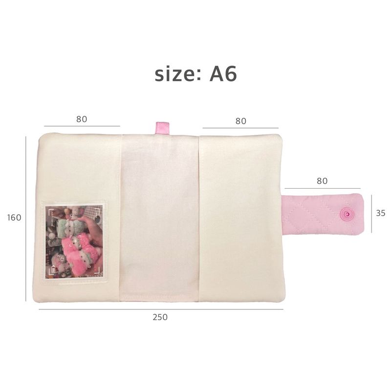 【MADE】 Narutomaki book cover [A6 size] (Lace ver.)
