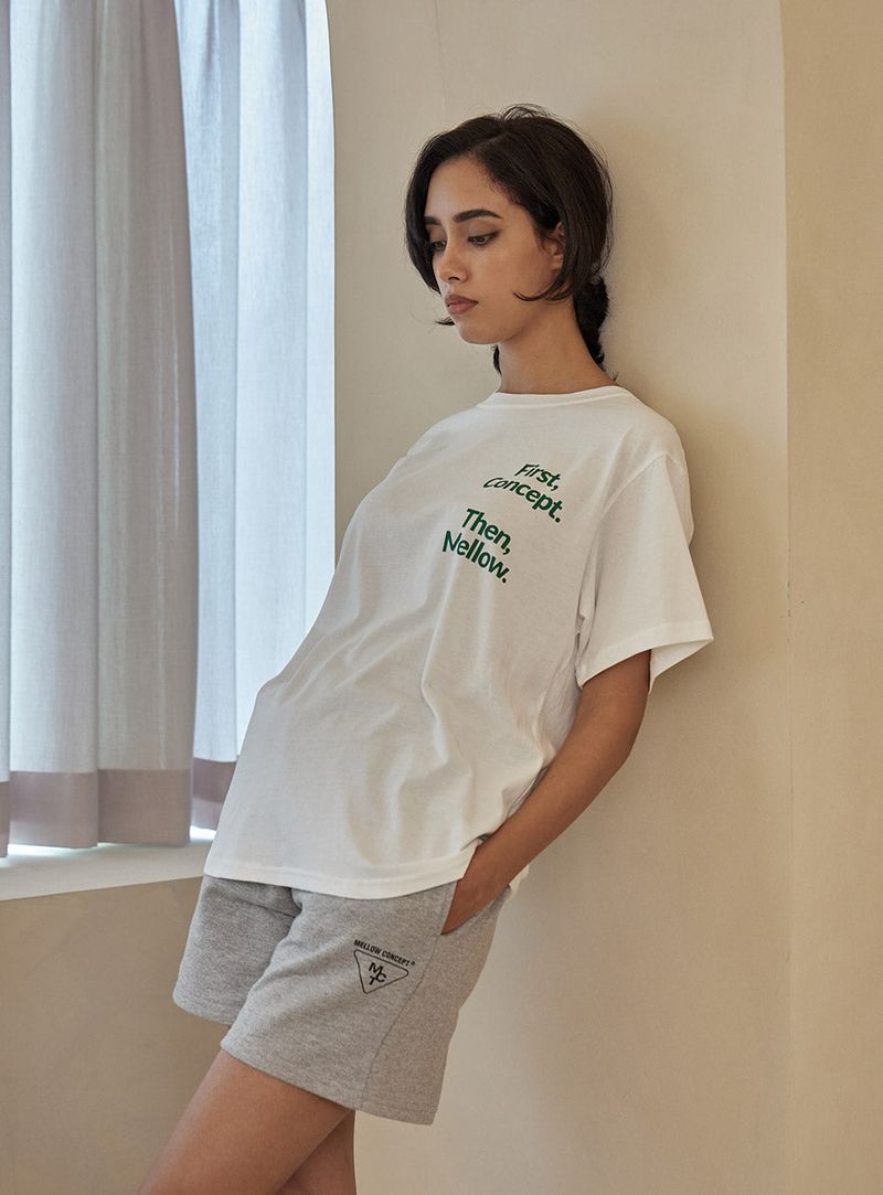 mellowconcept（メロウコンセプト）の「MCT W21 White concept loose T-shirts（Tops）」