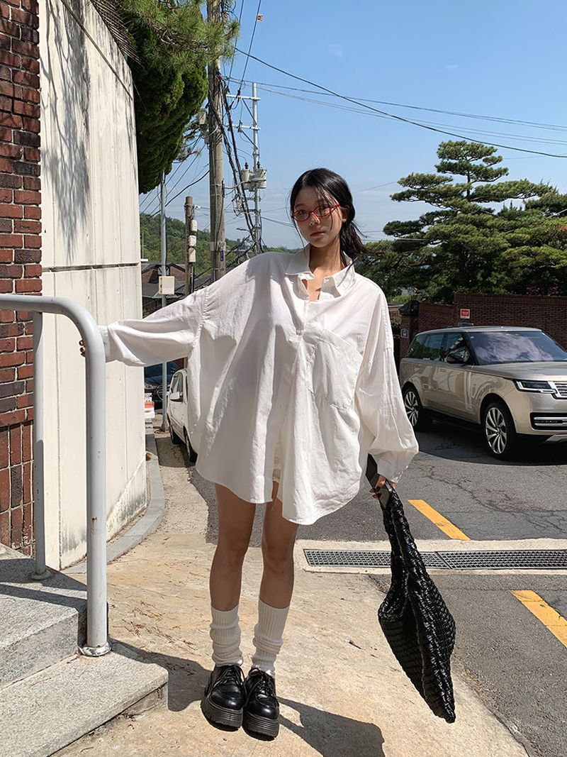 CAMOME BIO LOOSE SHIRT (3C)