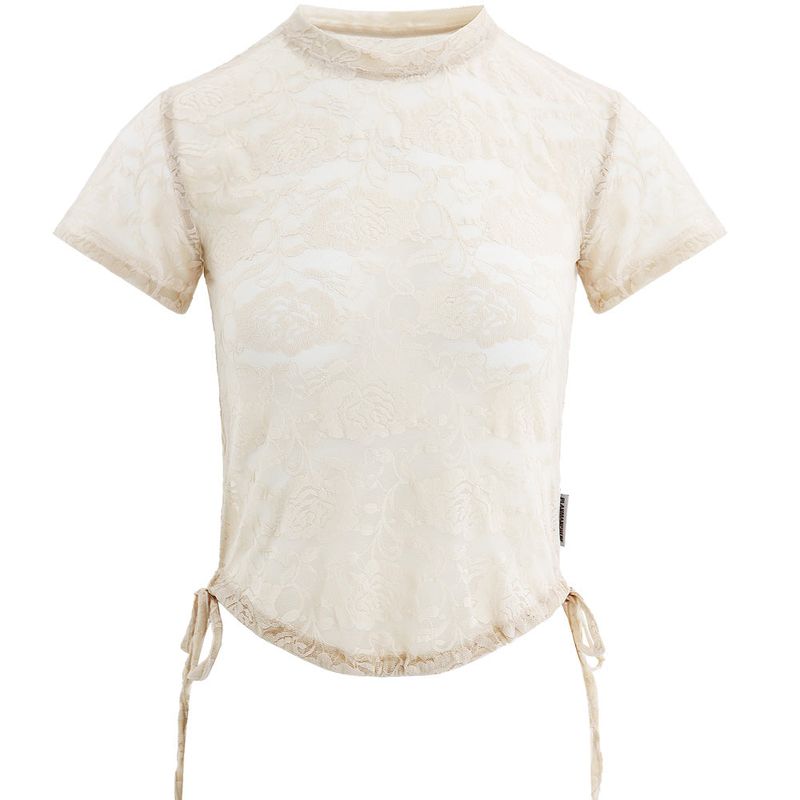 PLASMASPHERE（プラズマスフィア）の「LACE T-SHIRT IN BEIGE（Tops）」