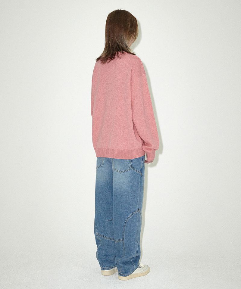 BASIC LOGO KNIT SWEATER