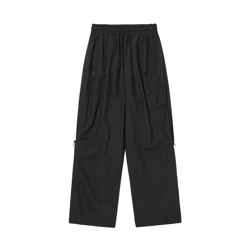 SIDE ZIPPER JOGGER PANTS [BLACK]