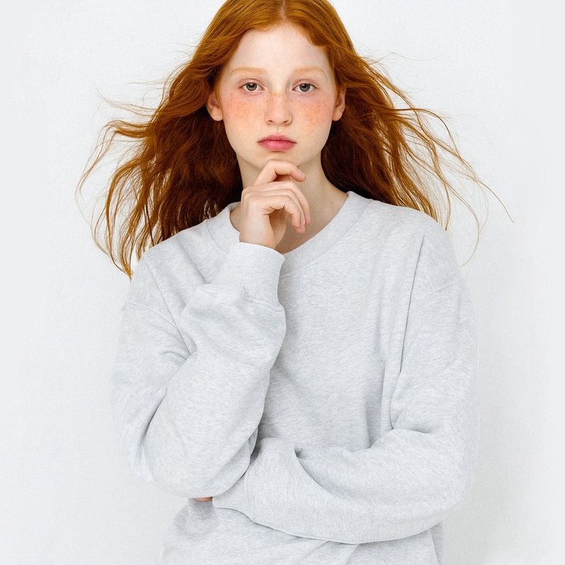 RANDOMOFF（ランダムオフ）の「[Unisex] BASIC LINE OVER FIT SWEATSHIRT (4color)（Tops）」
