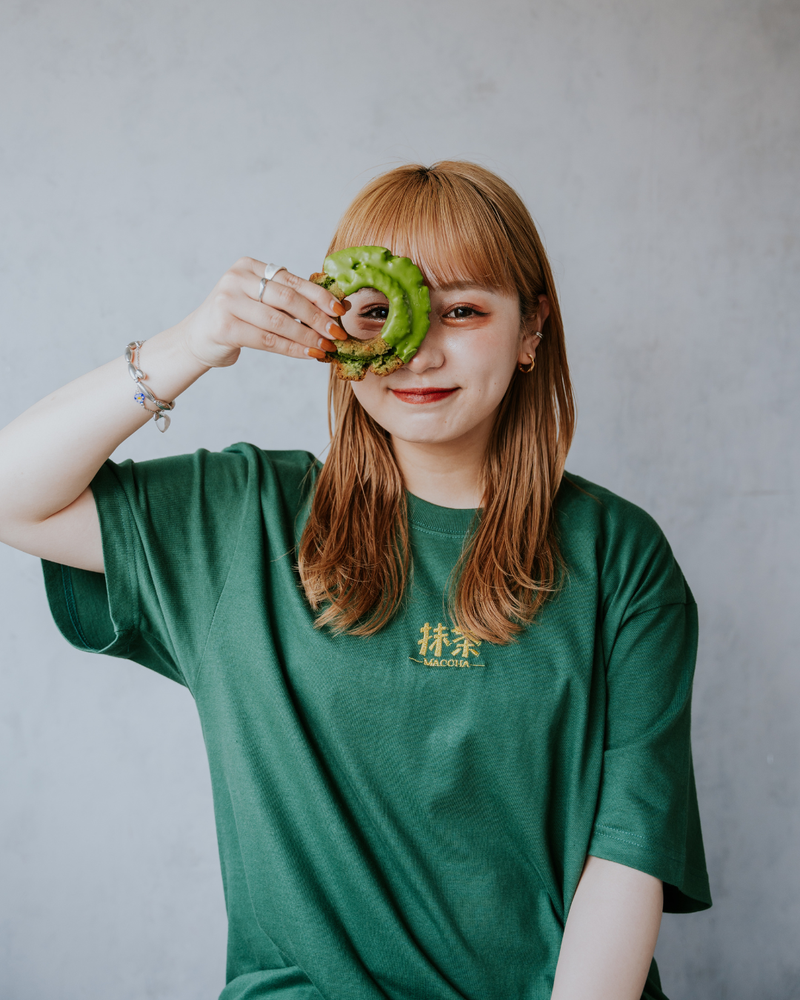 One Drop（ワンドロップ）の「ふくだ抹茶刺繍Tshirt（トップス）」