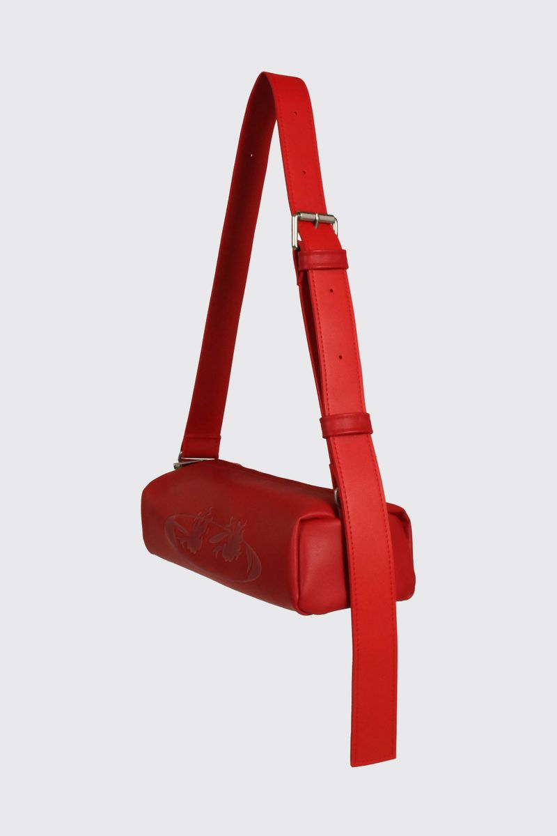 INNEQ（イネク）の「Chunky Buckle Air Bag Eye-Red（Bags）」