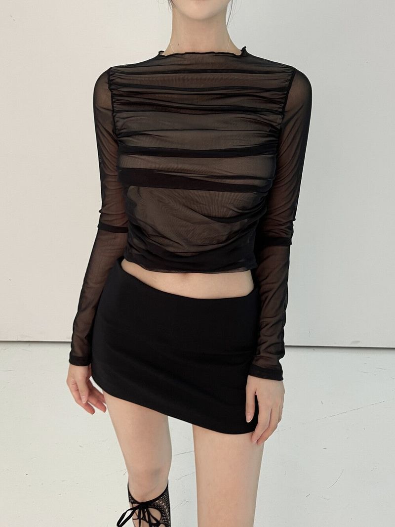 1017. Minimal span low mini sk-pt (2color)