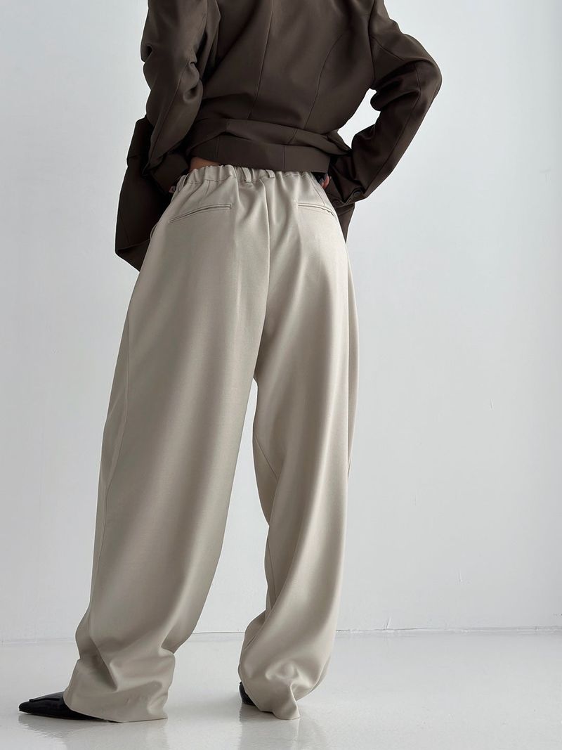 Pleddy Dear Each Tuck Slacks (3color)