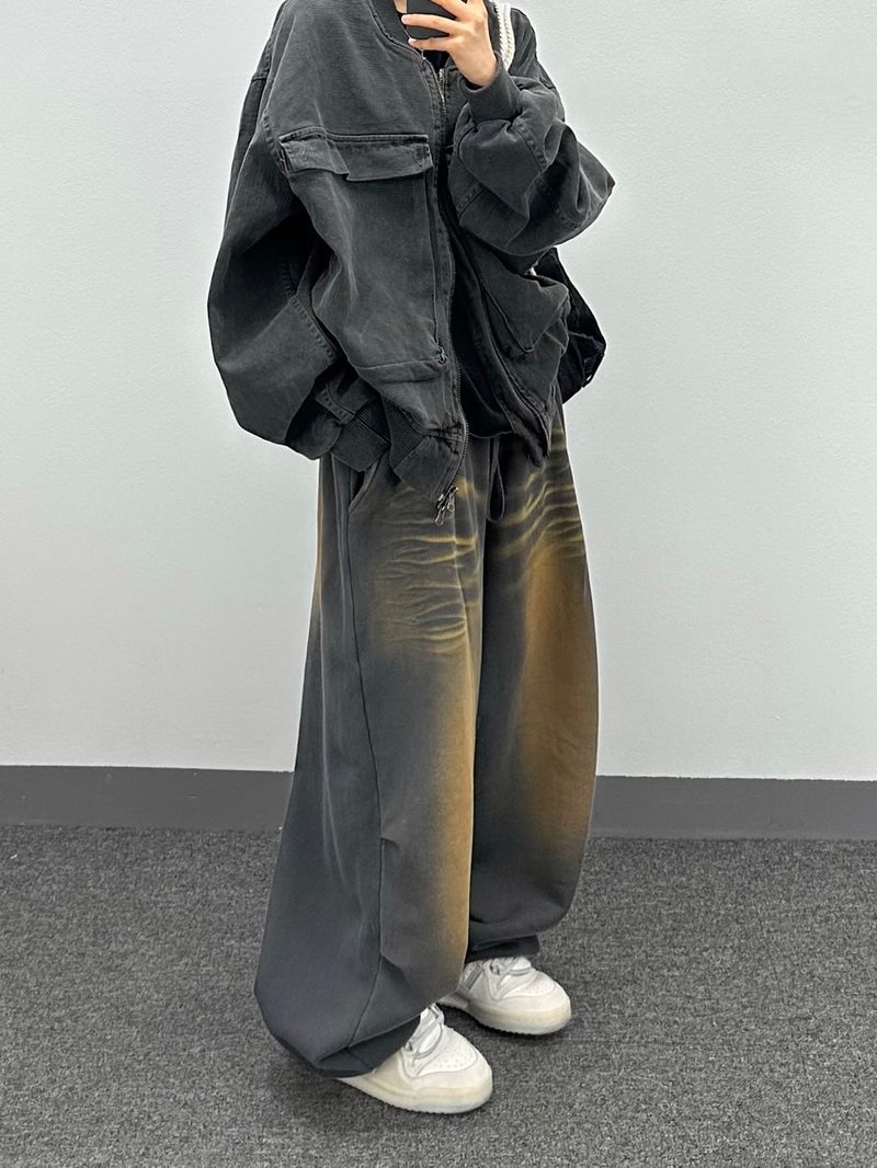 dirty smog jogger pants