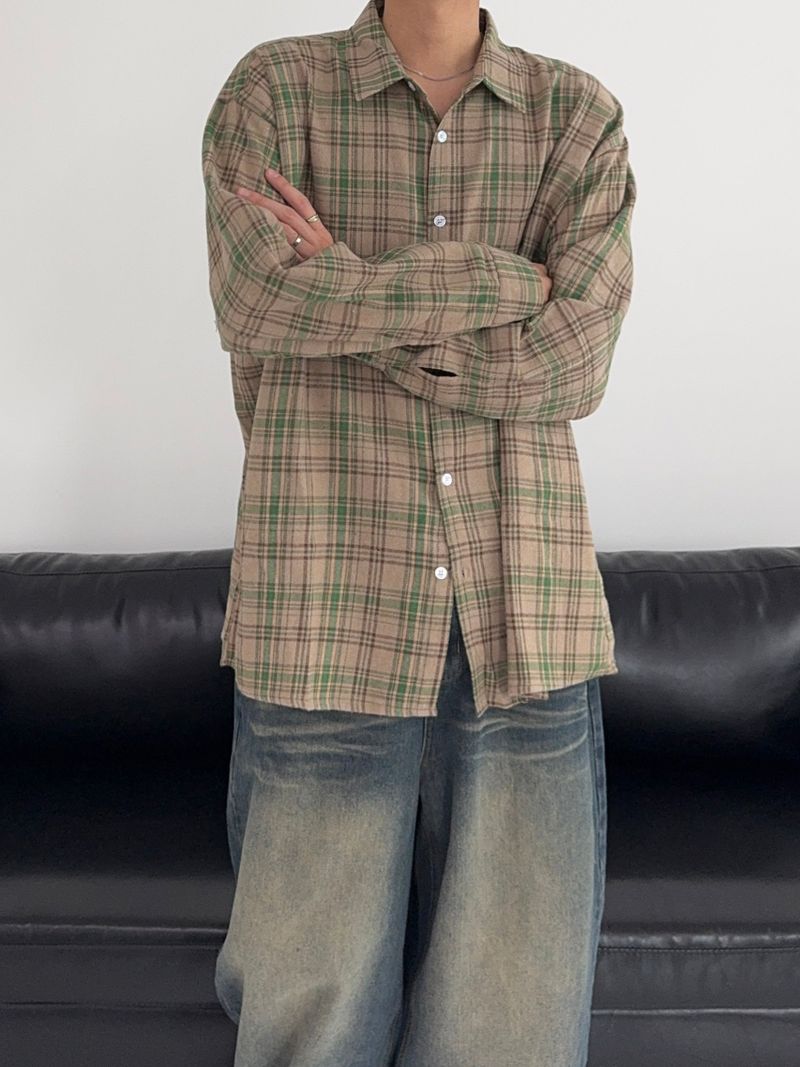 [MADE] Urban Mood Wool Over Check Shirt (6C)