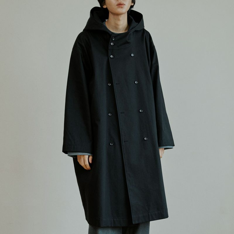 malen（マレン）の「unisex trench hood coat black（Jackets/Outerwear）」