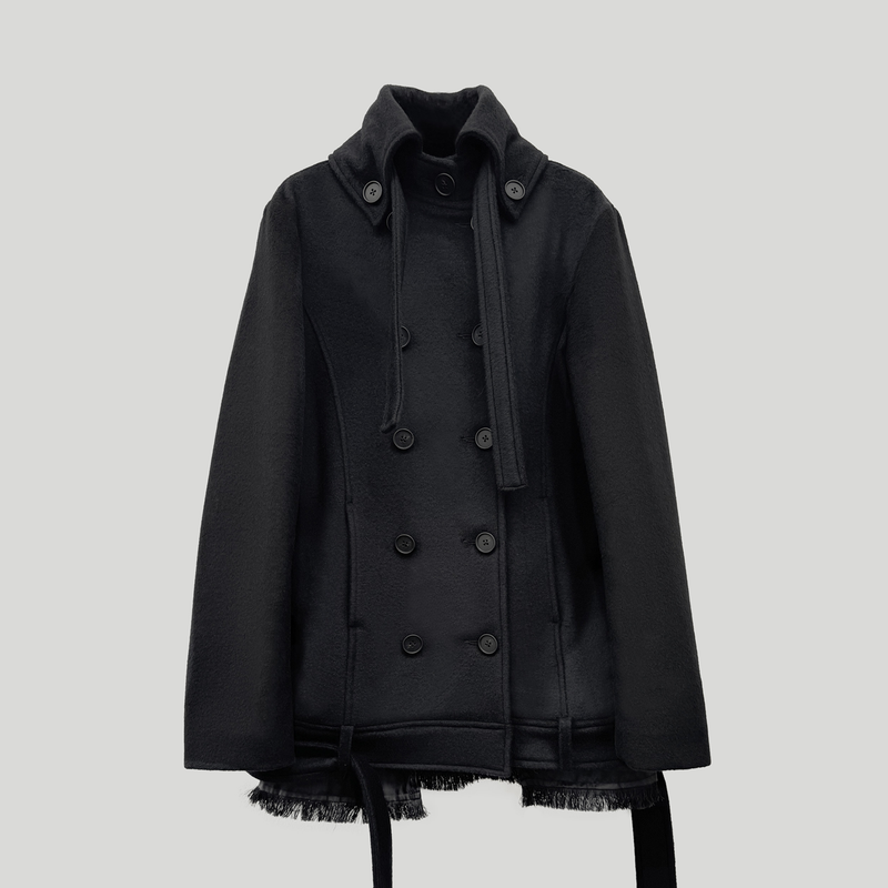 HIGH-NECK DOUBLE COAT