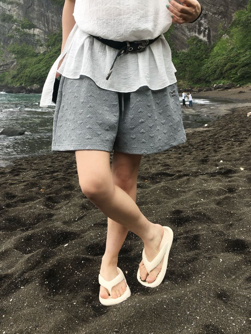 [Short ver/Ritcore MADE] Heart Embossed Shorts (3c)