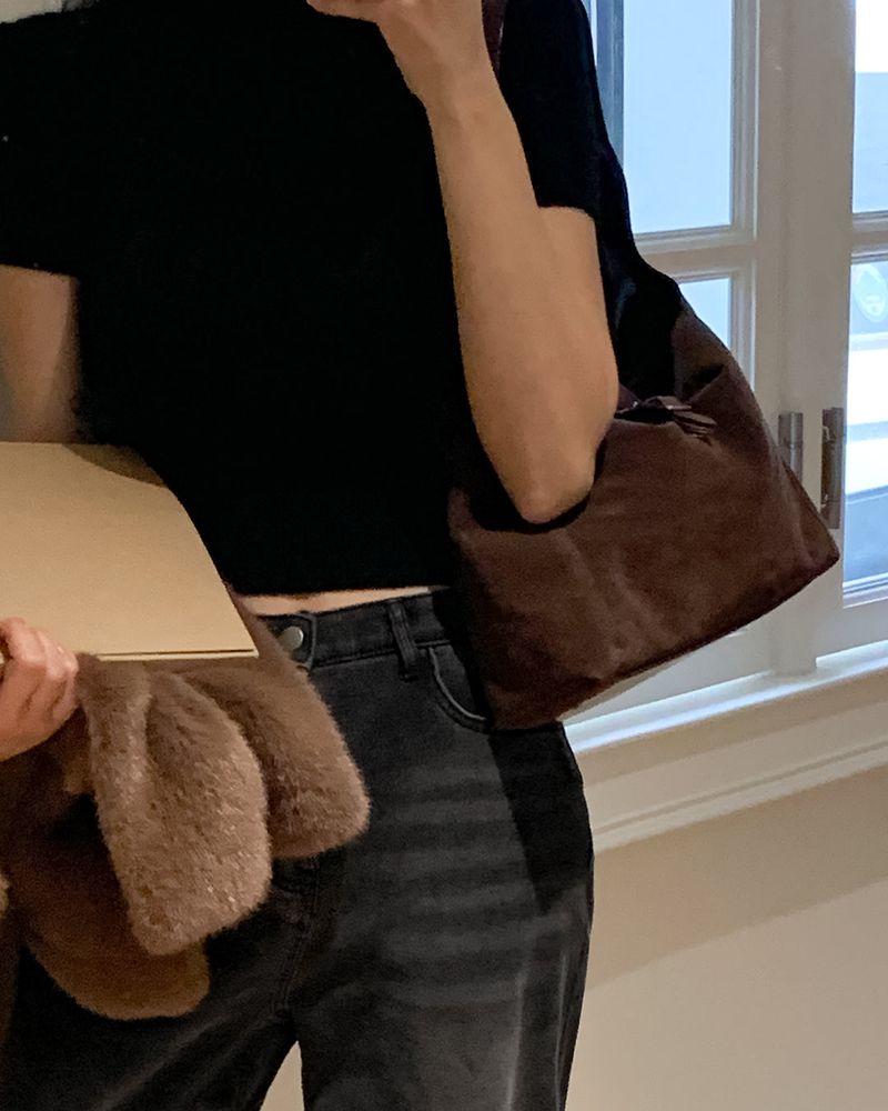 Chenco Suede Shoulder Bag
