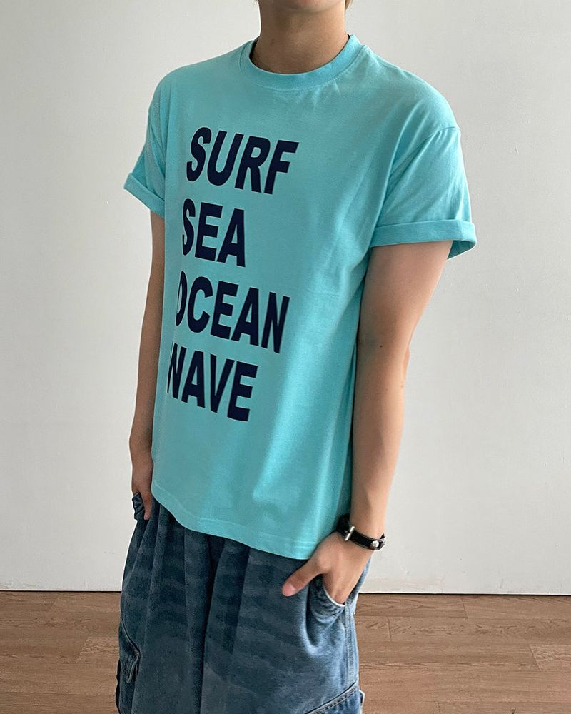 Mix Printing Short Sleeve T-shirt