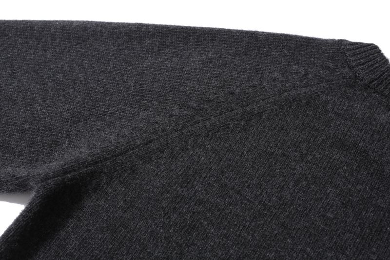 CREWNECK WOOL SWEATER (charcoal)