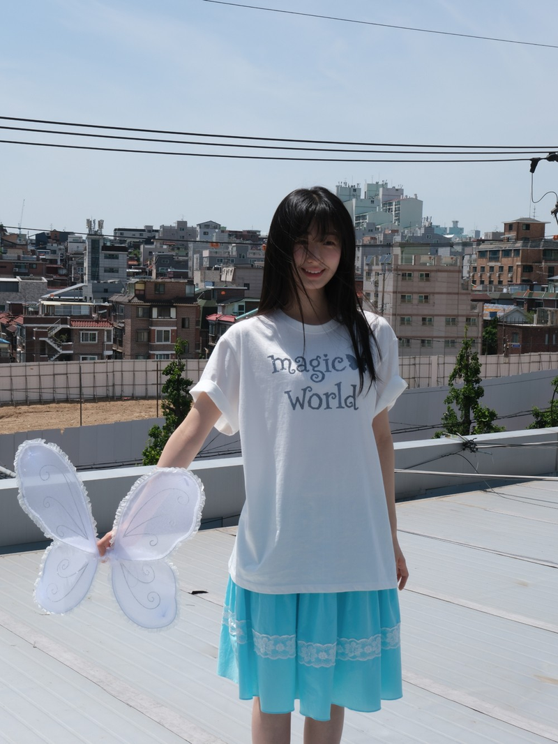 Magic world T-shirt - Ivory