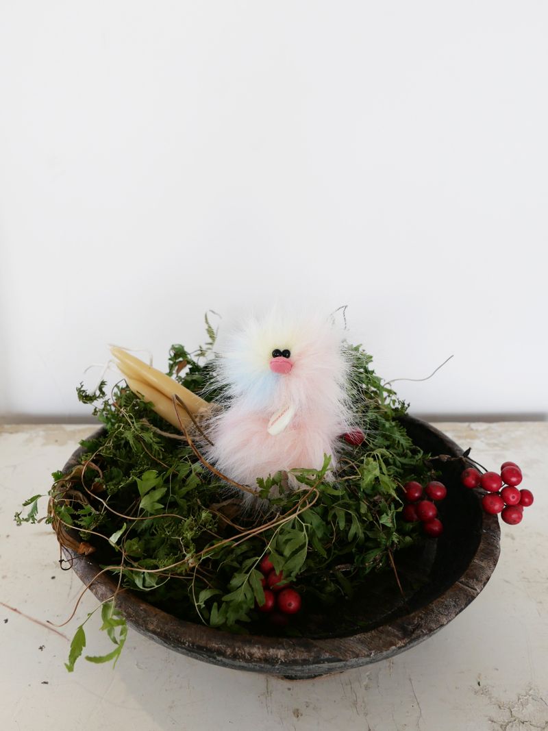 Cosymosy Mini Bird Keyring - Rainbow