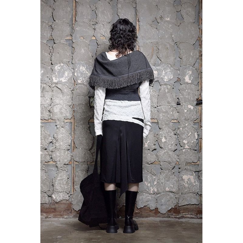 TAIL MIDI SKIRT