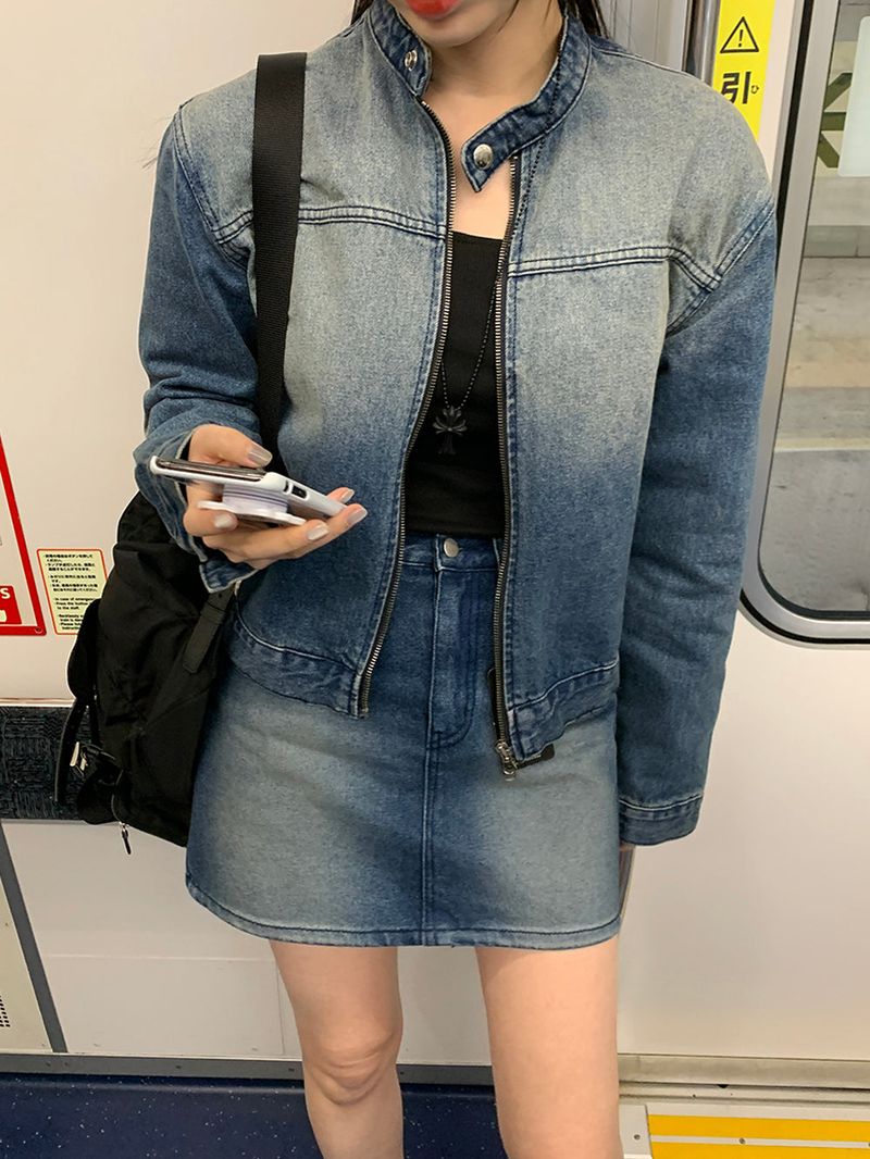 [MADE] Dune Y2K denim mini skirt