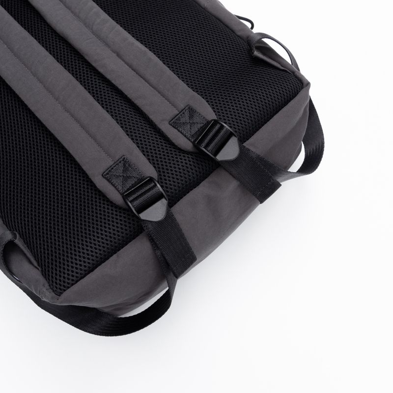 Printed Twill Pocket Backpack (Gray)