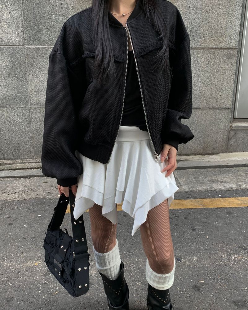 Flare cancan skirt