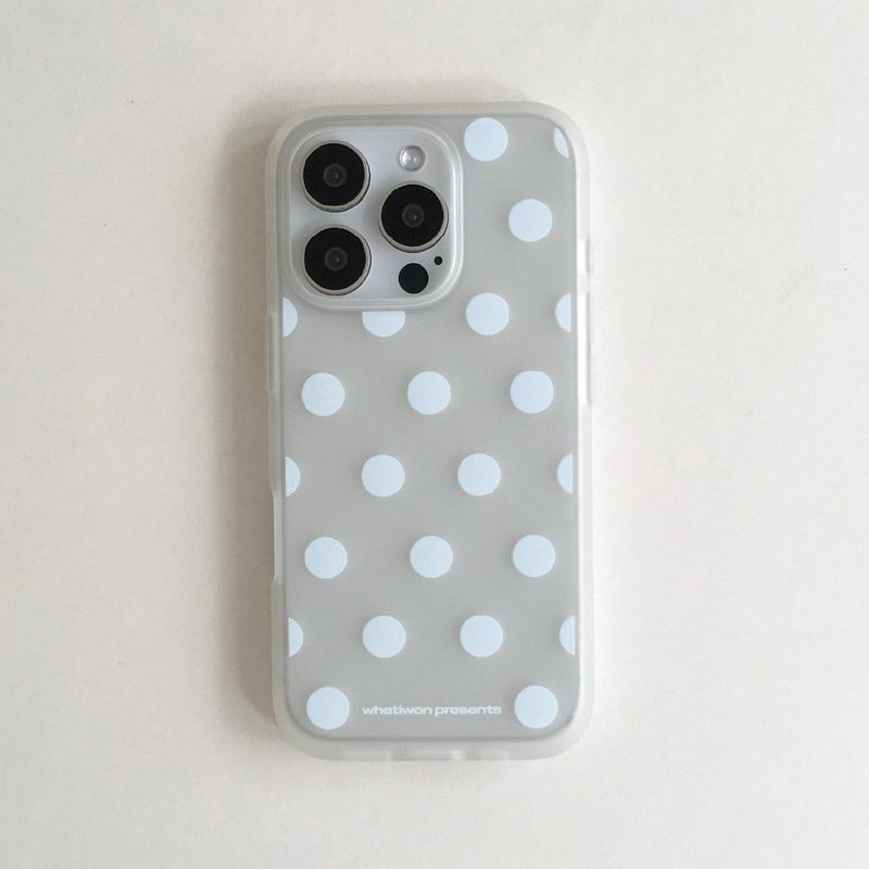 WHATIWON（ワットアイウォン）の「SKYBLUE DOTS CASE ✿（Smartphone Accessories）」