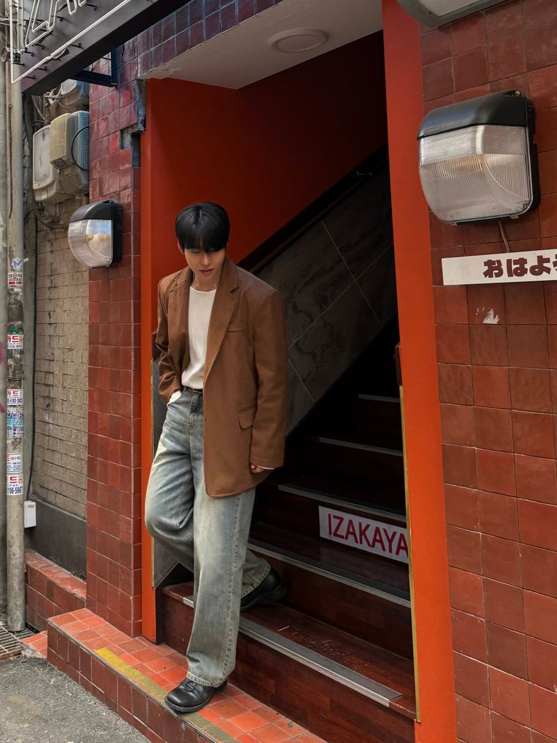 Brunch suede blazer jacket