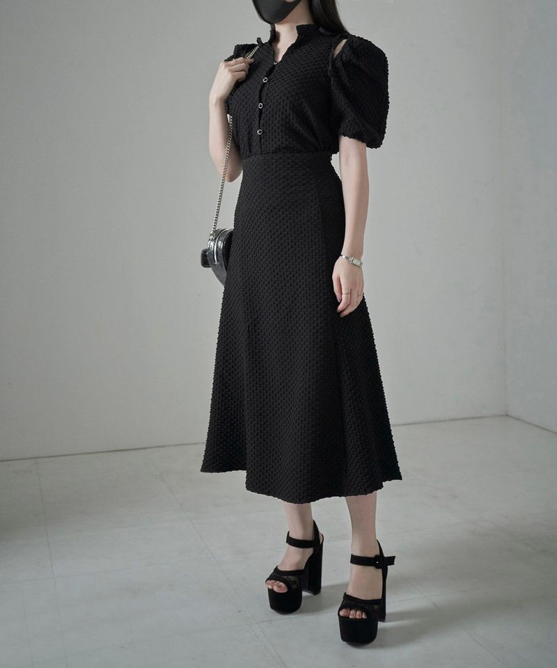 ANDGEEBEE(アンジービー)の「ジャガードフレアスカート(Skirts)」