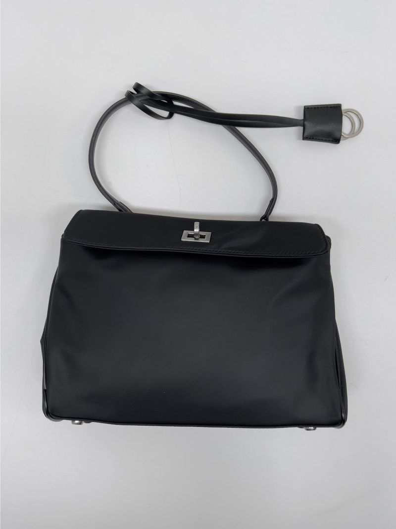 [2way] French Twill Nylon Handbag