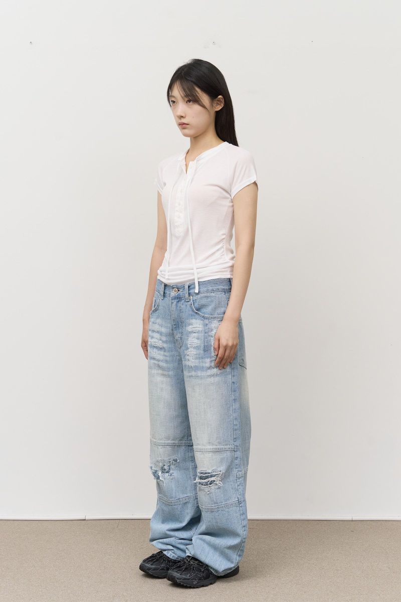 (W) Eleven Shirring Top