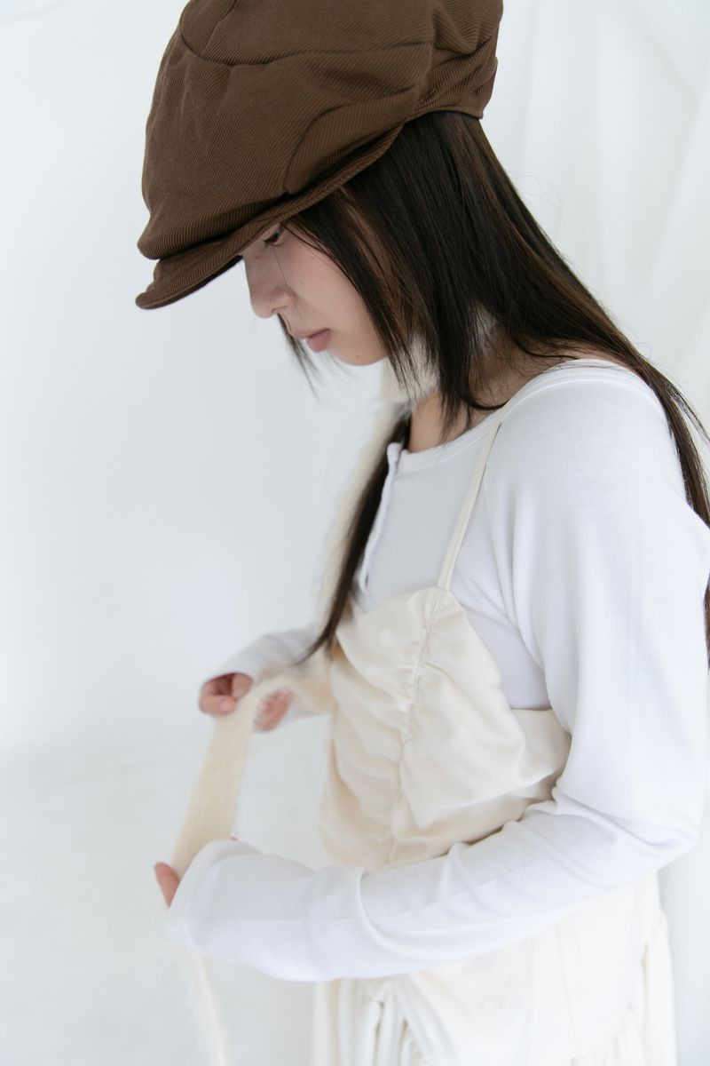 unbal newsboy cap(2colors)