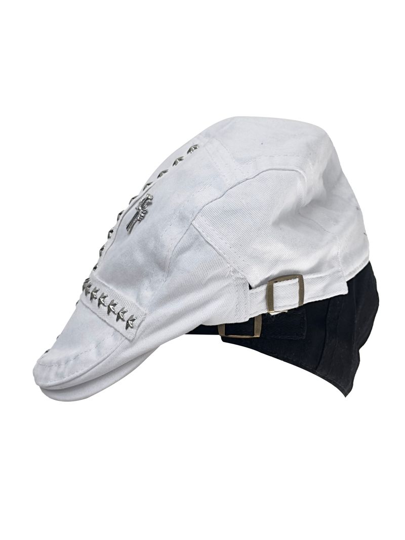 cross studded hunting cap (2color)