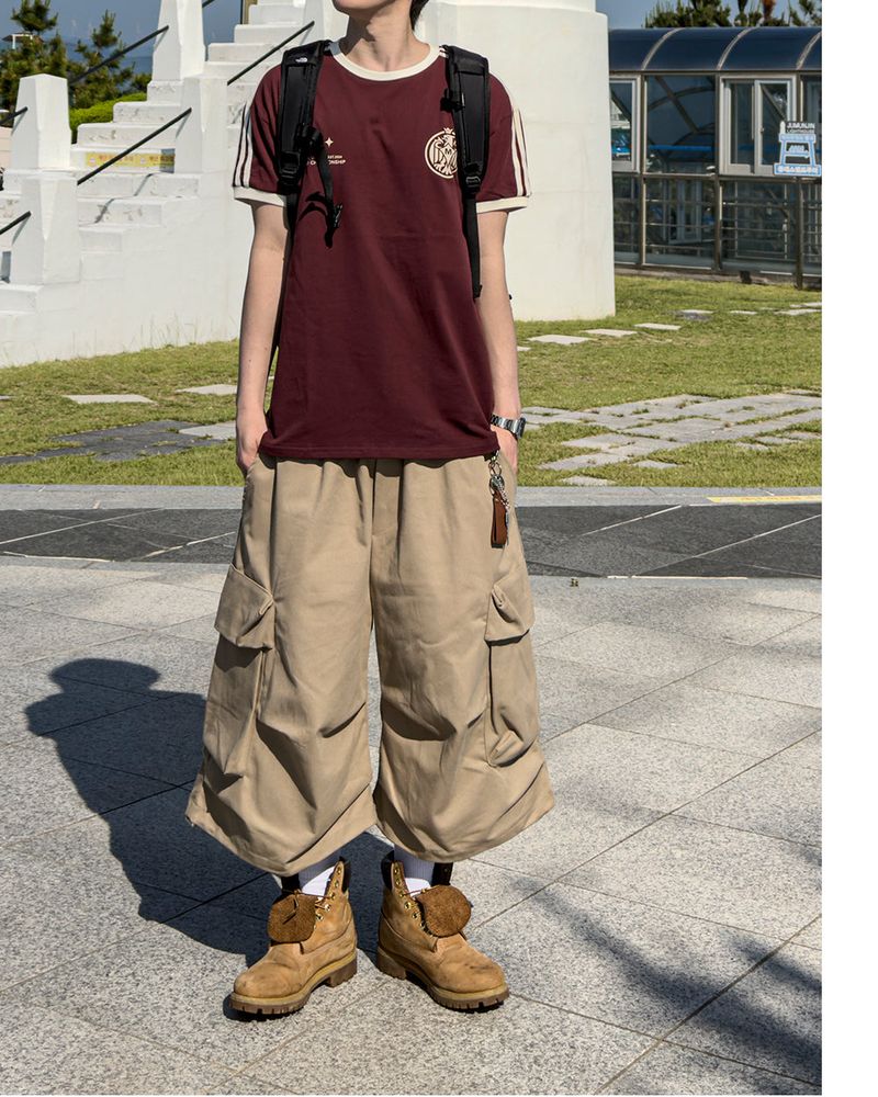 Jorbic 3D Cargo Bermuda Pants