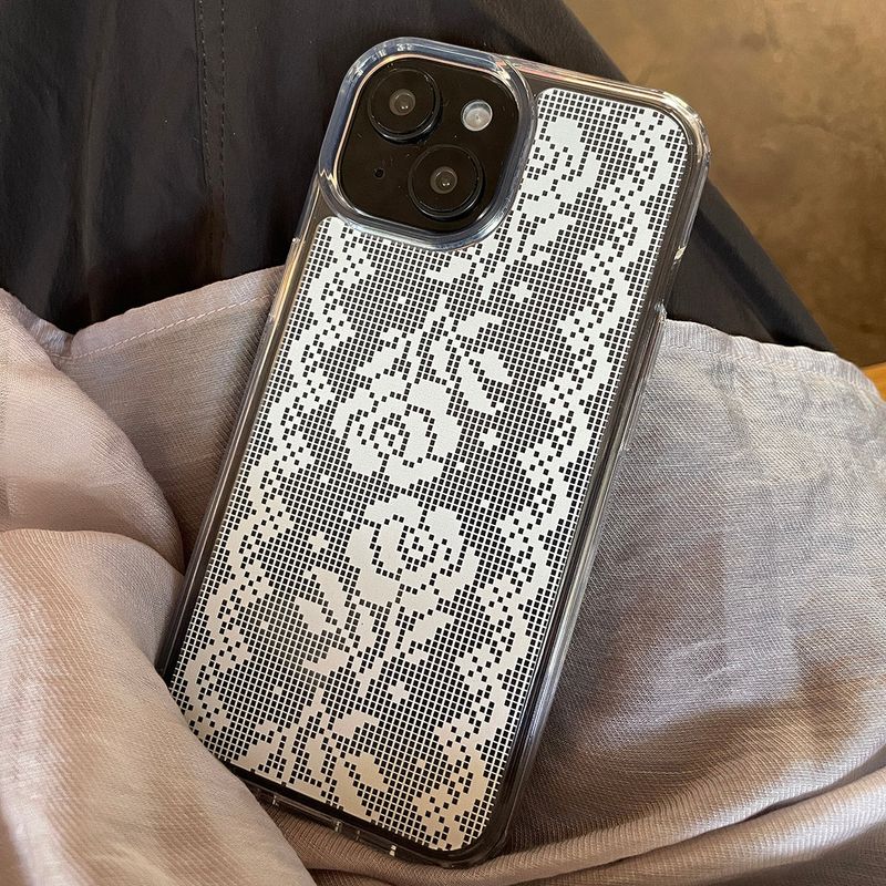 LACE PATTERN HARD JELL CASE_ROSES
