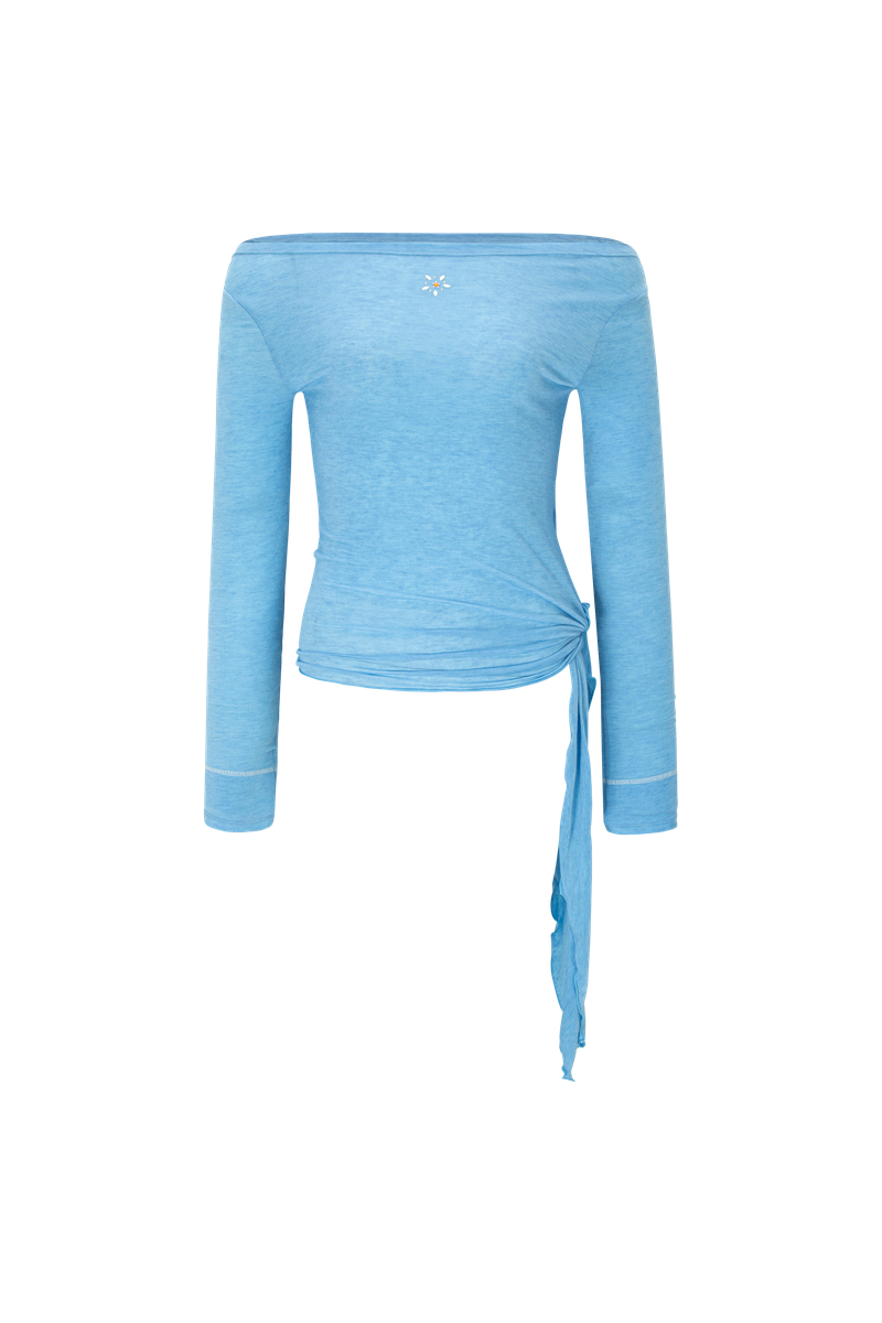 MINJIENA（ミンジエナ）の「Star unbalance top blue（Tops）」