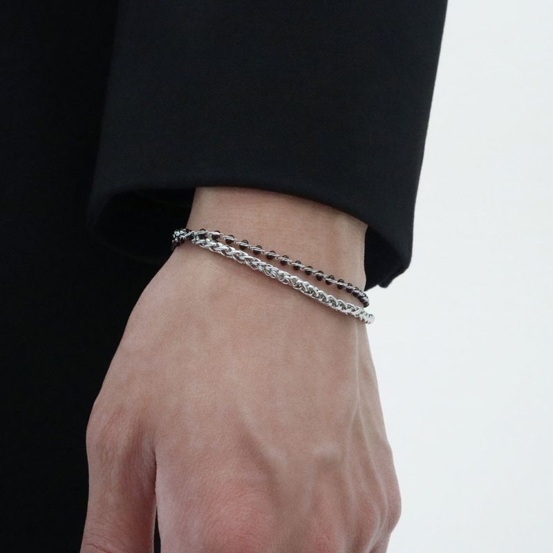 Men's Bracelet Beads Surgical Chain_CLEF HEADROOM BRC