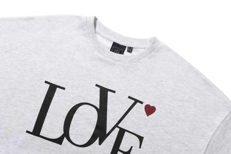 LOVE SWEAT SHIRT_LIGHT GREY