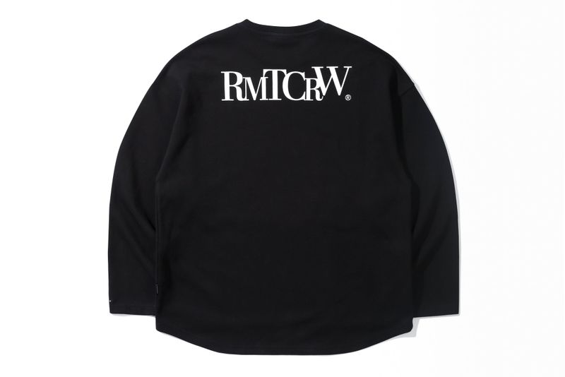 RECENT LOGO LONG SLEEVE_BLACK