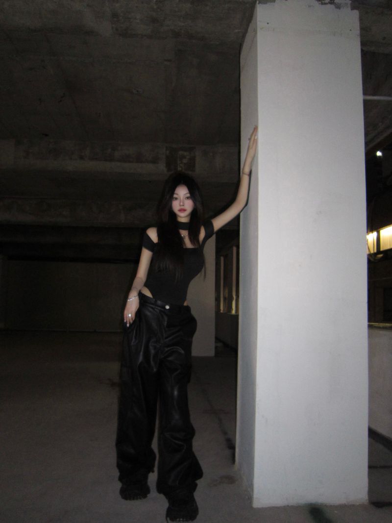 See-through body-suit