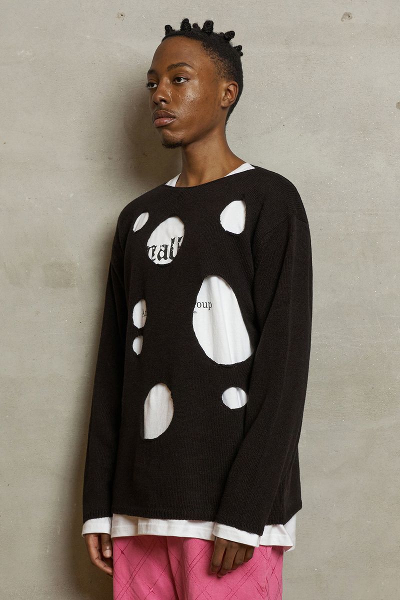 HOLE ROUND KNIT