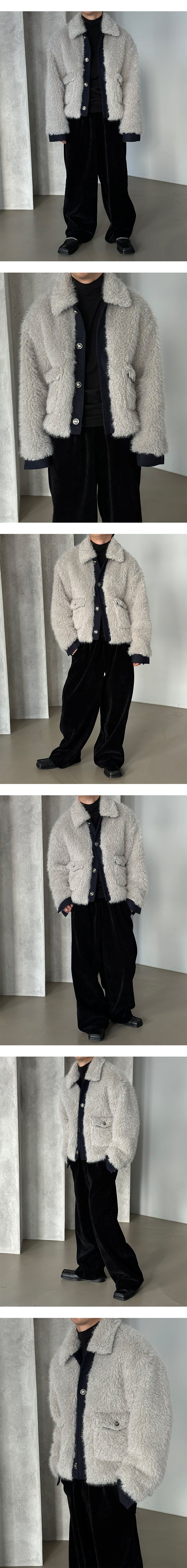  [F/W] Shud fur tweed jacket(2color)