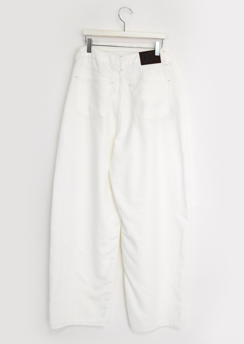 white natural pants