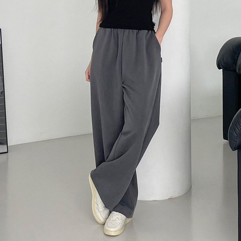 muahmuah（ムアムア）の「ワイドTR バンディングスラックス  [CHARCOAL]（パンツ）」