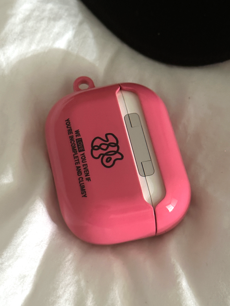 pink sun airpod case