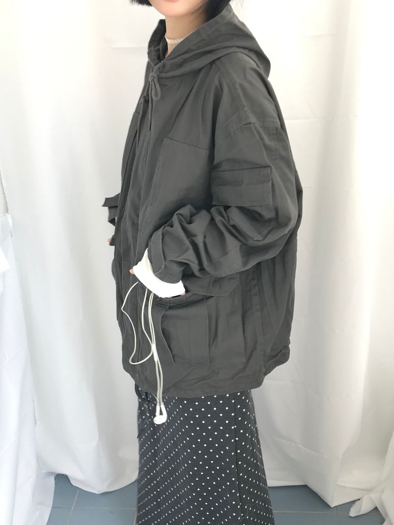 Vintage Pocket Half Bomber Jacket