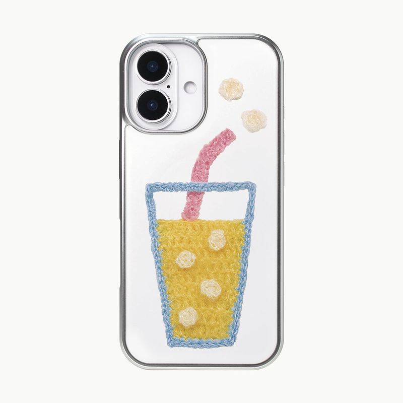 MOHAIRADE GLASS BUMPER CASE _ YELLOW