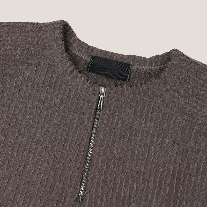 LMN ブークレセミマッスルハーフジップショートスリーブ (3 colors)